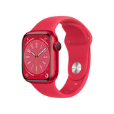 Apple Watch Series 8 GPS + Cellular 41mm (PRODUCT)RED Aluminum Case with (PRODUCT)RED Sport Band - Regular