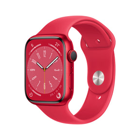 Apple Watch Series 8 GPS 41mm (PRODUCT)RED Aluminum Case with (PRODUCT)RED Sport Band - Regular