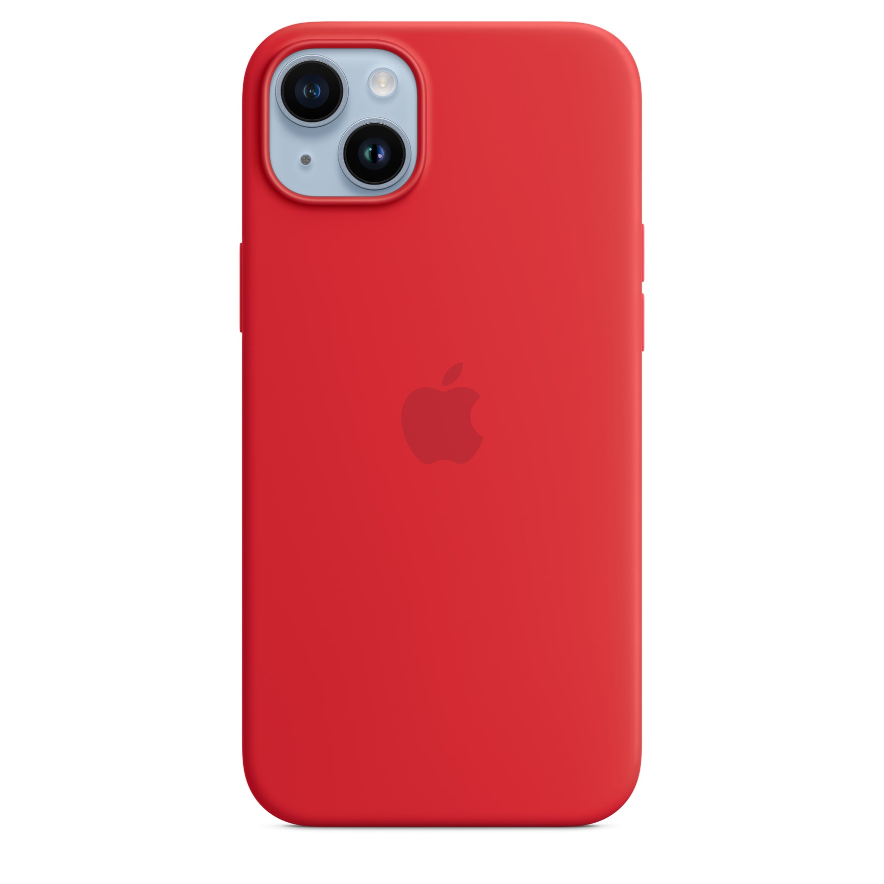 iPhone 14 Plus Silicone Case with MagSafe - (PRODUCT)RED