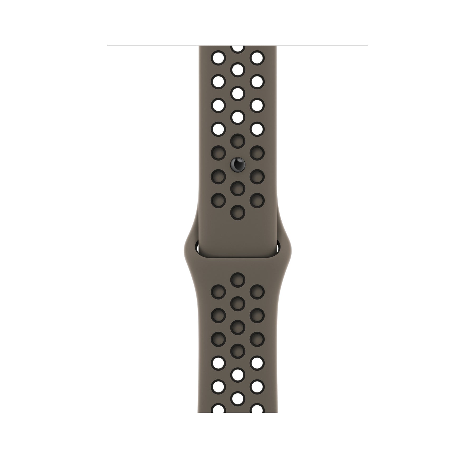 APPLE BRACELET OLIVE GRAY/BLACK NIKE SPORT BAND 45MM