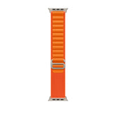 APPLE BRACELET ORANGE ALPINE LOOP - SMALL 49MM