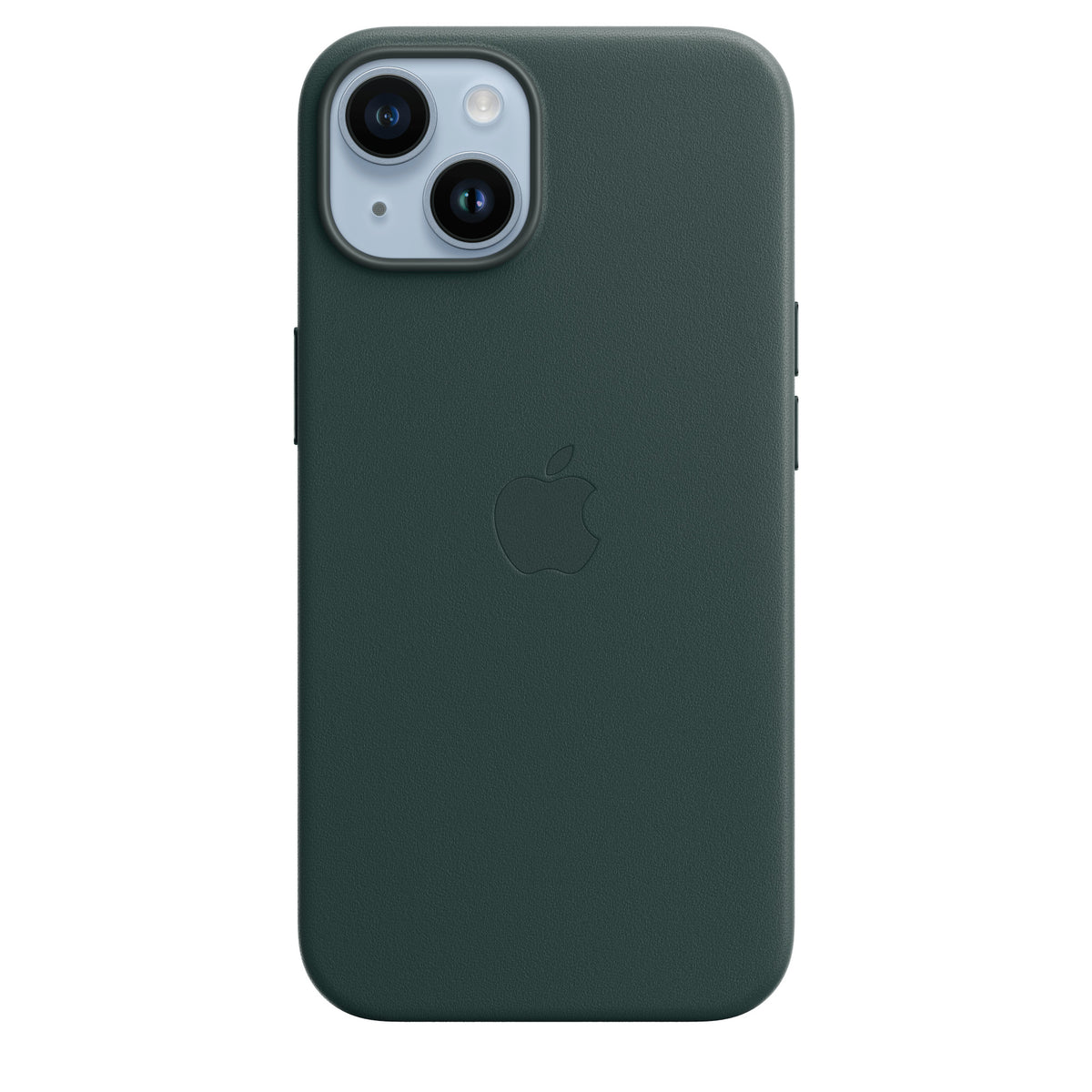 APPLE CAPA IPHONE 14 LEATHER CASE WITH MAGSAFE - FOREST GREEN