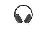 Logitech Zone Vibe Wireless - Auriculares - Tamaño completo - Bluetooth - Inalámbrico - Adaptador USB-C a través de Bluetooth - Grafito - Certificado para Microsoft Teams