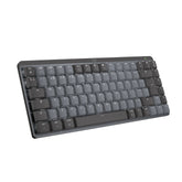 Logitech Master Series MX Mechanical Mini for Mac - Keyboard - Backlight - Wireless - Bluetooth LE - QWERTY - US International Standard - Switch: Tactile Quiet - Space Gray