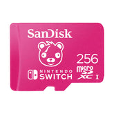 SanDisk Nintendo Switch - Tarjeta de memoria flash Fortnite Edition - 256 GB - UHS-I U3 - microSDXC UHS-I