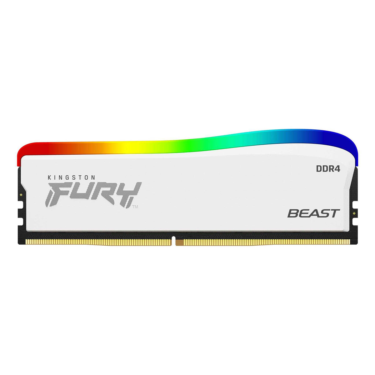 Kingston FURY Beast - Special Edition RGB - DDR4 - module - 8 GB - 288-pin DIMM - 3200 MHz / PC4-25600 - CL16 - 1.35 V - unbuffered - no ECC - white