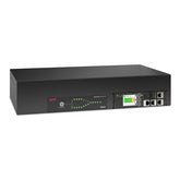 APC NetShelter - Automatic transfer switch (rack mountable) - AC 207-253 V - 7400 VA - 1 phase - USB, Ethernet 10/100/1000 - output connectors: 18 - 2U - 2.44 m cable - black