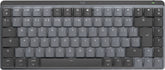 Logitech Master Series MX Mechanical Mini for Mac - Teclado - retroiluminação - sem fios - Bluetooth LE - QWERTY - Reino Unido - interruptor: Tactile Quiet - cinzento espaço