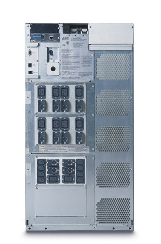 APC Symmetra LX 8kVA Scalable to 16kVA N+1 - Power arrangement (rack mountable) - AC 220/230/240/380/400/415 V - 8000 VA - Ethernet 10/100 - output connectors: 19 - 19U - black, silver - for P/N: AR3103SP, AR3106SP, SMX2000LVUS, SMX3000HVTU