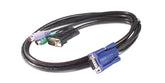 APC - Cable de teclado/video/ratón (KVM) - HD-15 (VGA) (M) a PS/2, HD-15 (VGA) (M) - 1,83 m - - a P/N: AP5201, AP5202, AP5808 , AP5816, KVM1116R