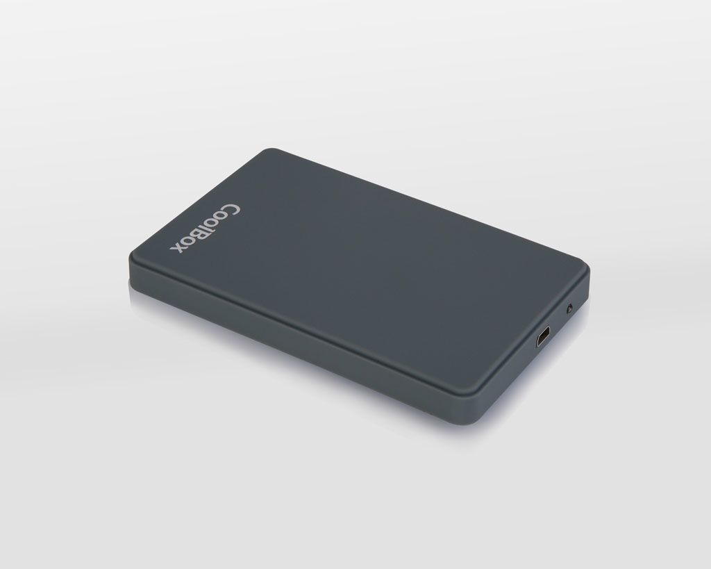 Box for external disk 2.5 CoolBox 2543-8 end rubber USB 3.0 Gray