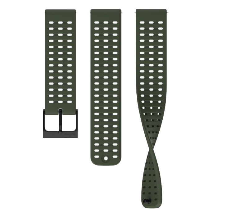 22 ATH2 SILICONE STRAP FOREST GREEN S+M
