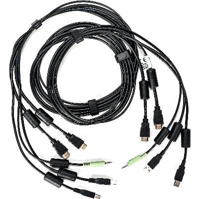 CONJUNTO DE CABLE 2-HDMI/2-USB/1-AUDIO 6