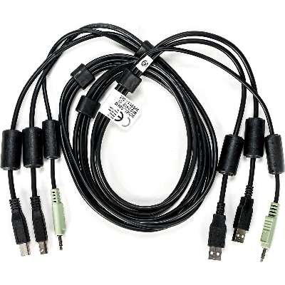 CONJUNTO DE CABLE 2-USB/1-AUDIO 6FT (SCK