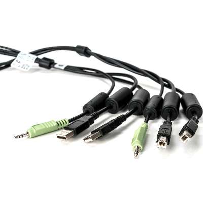 CONJUNTO DE CABLE 2-USB/1-AUDIO 10FT (SC