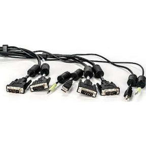 DH DVI-D CABLE USB AUDIO - 6FT