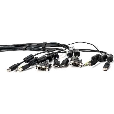 CABLE  1 DVI-D/1 DISPLAYPORT/2 USB/