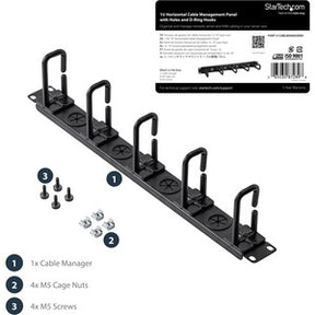 CABLES MANAGEMENT PANEL 1U