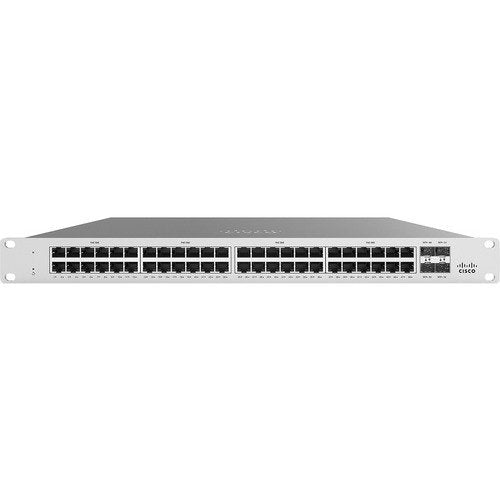 Cisco Meraki Cloud Managed MS125-48FP - Switch - Managed - 48 x 10/100/1000 + 4 x 10 Gigabit SFP+ - desktop, wall mountable (MS125-48FP-HW?NON_EDI)