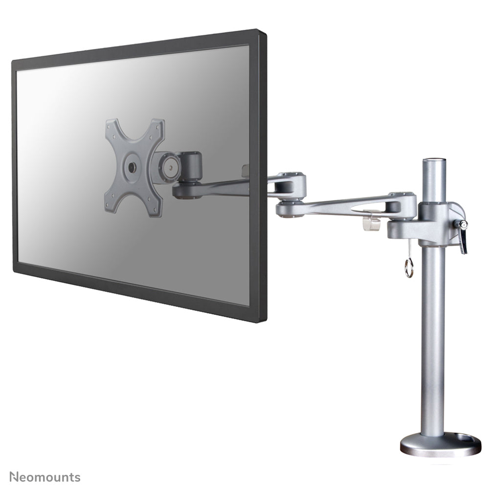 Neomounts by Newstar FPMA-D650D - Mounting kit - full-motion - for 2 LCD displays - black - screen size: 17"-27" - clamp mountable, grommet, desktop mountable