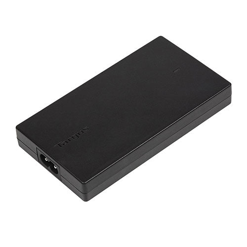 Targus - Power Adapter - AC 100-240 V - 90 Watt - Output Connectors: 2 - Europe - Black - B2B