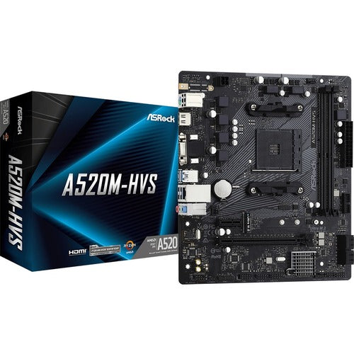 A520M-HVS AM4 2 DDR4 4XSATA3 CPNT