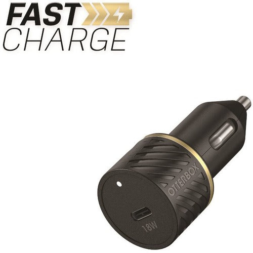 OTTERBOX CAR CHARGER 18W USB C CABL