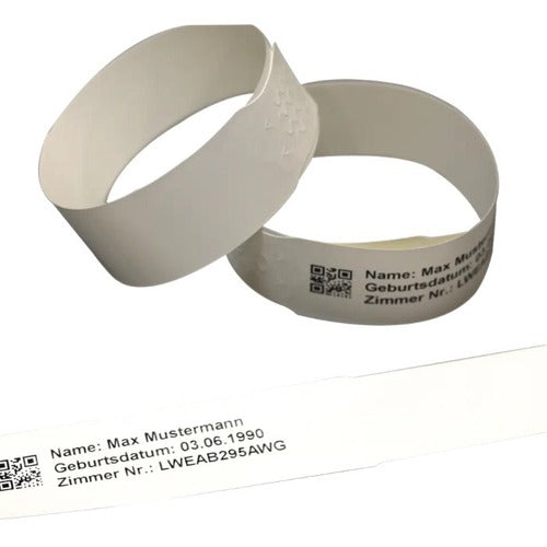PATIENT WRISTBANDS ADULTS WHITESUPL