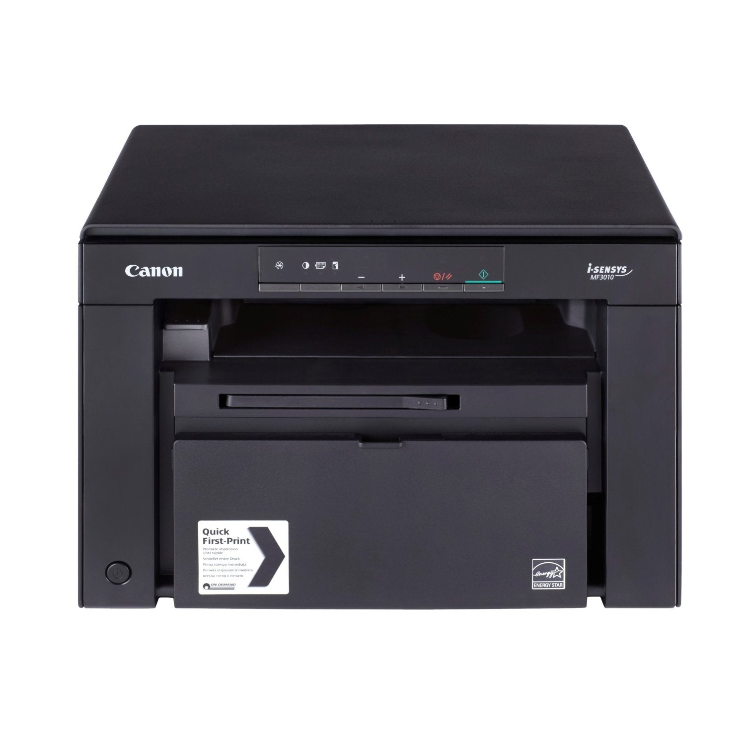 Canon i-SENSYS MF3010 - Impressora multi-funções - P/B - laser - espessura de 216 mm (original) - A4/Legal (media) - até 18 ppm (cópia) - até 18 ppm (impressão) - 150 folhas - USB 2.0