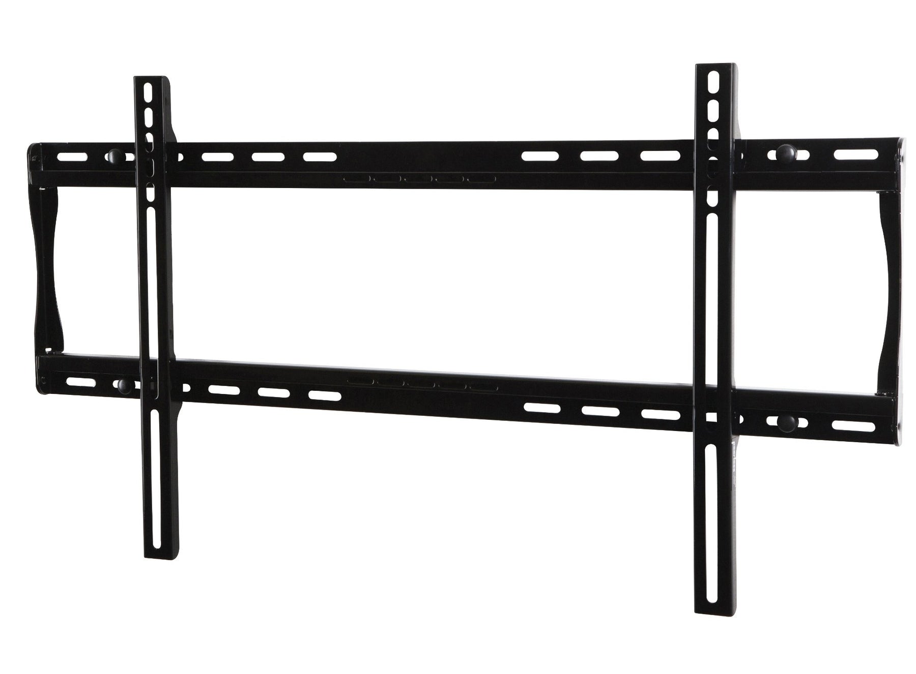 Peerless PARAMOUNT Universal Flat Wall Mount PF650 - Mounting kit (wall plate, clip adapter) - for flat panel - cold rolled steel - gloss black - screen size: 39"-75"