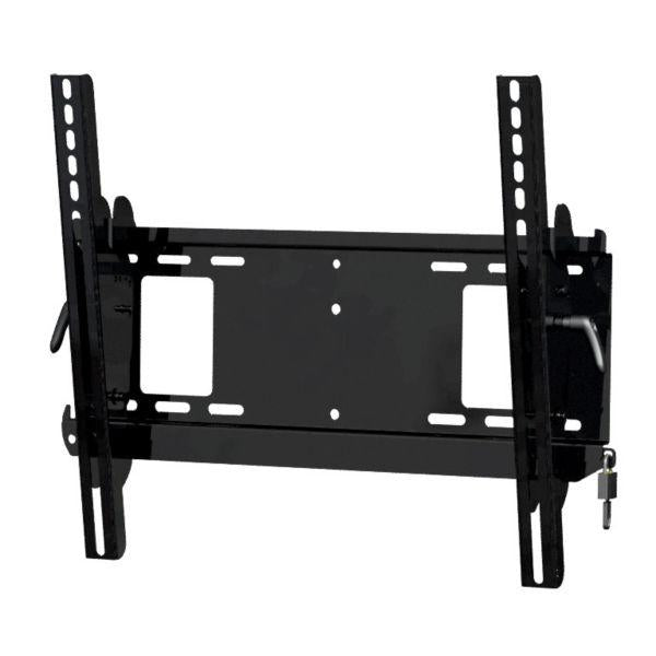Peerless Tilting Security Locking Mount PTL640 - Mounting Kit (Wall Swing Plate) - For Flat Panel - Black - Screen Size: 26"-46" - Mounting Interface: 400 x 400 mm - Wall Mountable