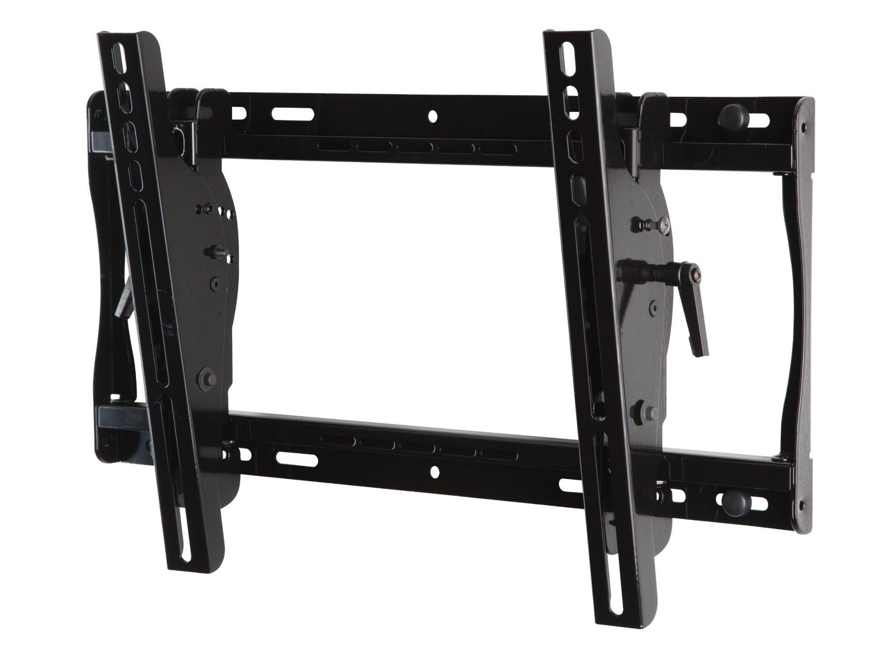 Peerless PARAMOUNT Universal Tilt Wall Mount PT640 - Mounting Kit (Fasteners, Swing Wall Plate) - For LCD Display - Cast Epoxy - Gloss Black - Screen Size: 32"-40"