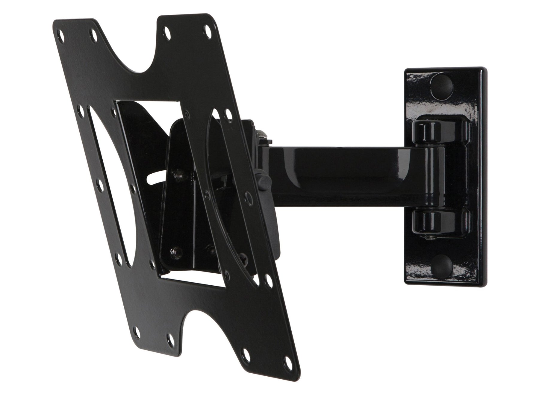 Peerless PARAMOUNT Pivot Wall Mount PP740 - Mounting Kit (Wall Bracket, Mounting Adapter) - Tilts &amp; Swivels - For LCD TV - Steel, Anodized Aluminum - High Gloss Black - Screen Size: 22"-40"
