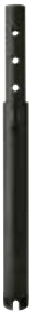 Peerless ADD 0305 - Componente de montagem (coluna de extensão) - tubo dentro de tubo - aço - preto