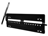 Peerless Universal Ultra Slim Flat Wall Mount SUF641 - Mounting Kit (Wall Plate, Fixed Arm) - For LCD Display - Glossy Black - Screen Size: 24" - 50"
