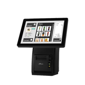 POS ZONERICH ZQ-P1088MAX+ 15.6" Touch J1900 4GB 64GB SSD / W10PRO w/ 2x20 Client Display &amp; 80mm Print