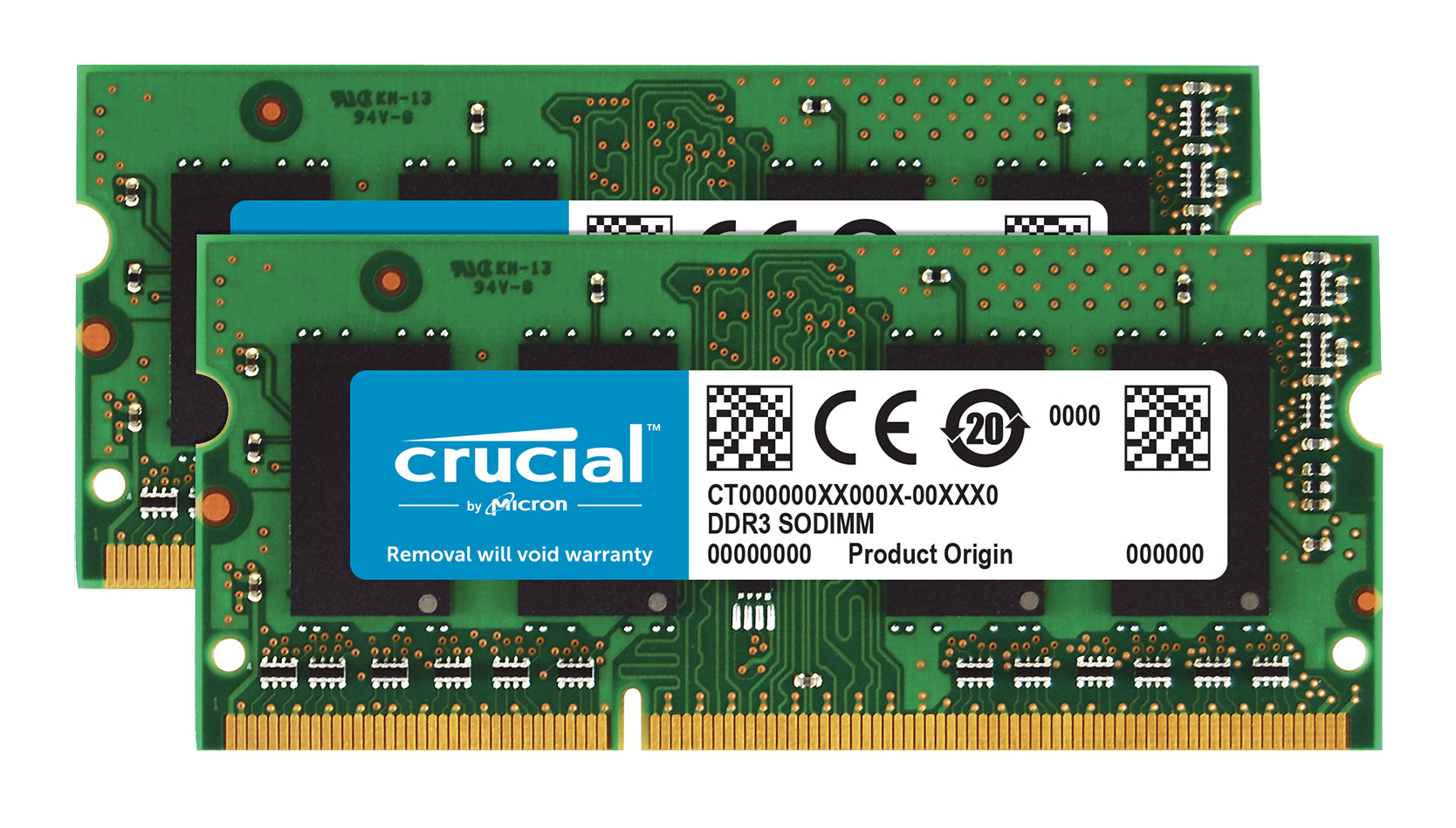 Crucial - DDR3L - 8 GB: 2 x 4 GB - 204-pin SO DIMM - 1600 MHz / PC3-12800 - CL11 - 1.35 V - unbuffered - no ECC