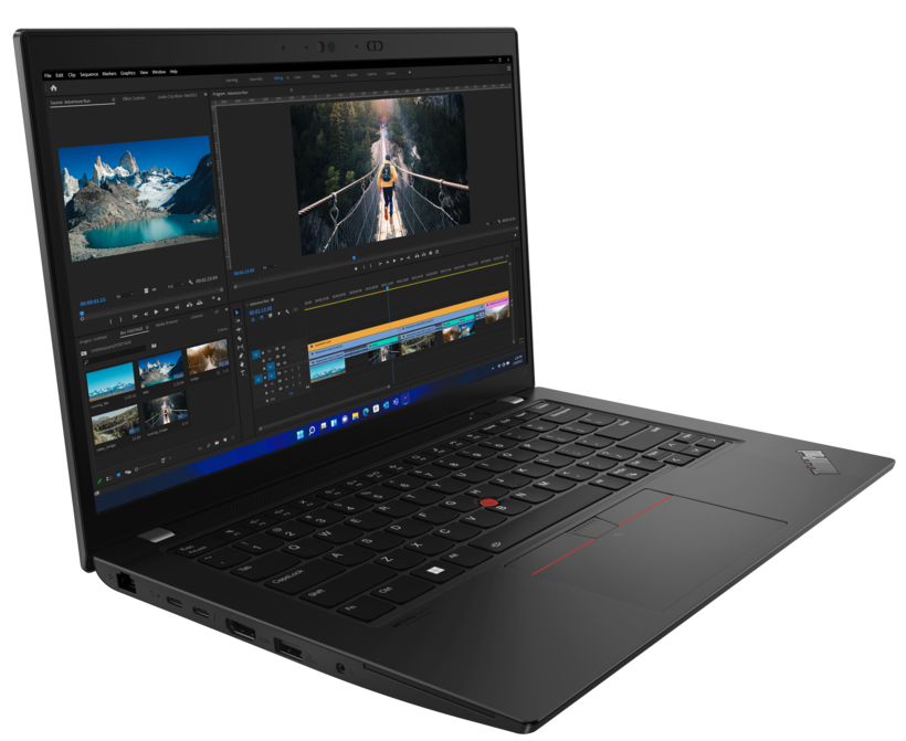 Lenovo ThinkPad L14 Gen 3 21C1 - 180 degree hinge design - Intel Core i5 1235U / 1.3 GHz - Win 10 Pro 64-bit (includes Windows 11 Pro License) - Iris Xe Graphics - 16 GB RAM - 512 GB SSD TCG Opal Encryption 2, NVMe - 14" IPS 1920 x 1080 (Full