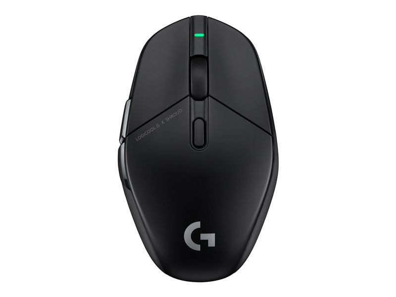 Logitech G G303 Shroud Edition - Mouse - optical - wireless, wired - USB, LIGHTSPEED - Logitech LIGHTSPEED receiver (910-006105)