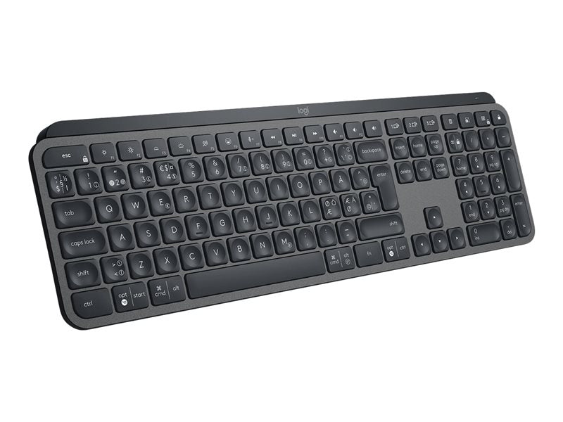 Logitech MX Keys for Business - Keyboard - Backlight - Bluetooth, 2.4GHz - QWERTY - Pan-Nordic - Graphite