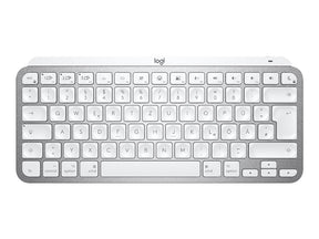 Logitech MX Keys Mini for Mac - Keyboard - Backlight - Bluetooth - QWERTY - Italian - Pale Gray - for Apple 10.2-inch iPad, 10.5-inch iPad Air, 10.9-inch iPad Air, iPhone 11, 12, 13, SE