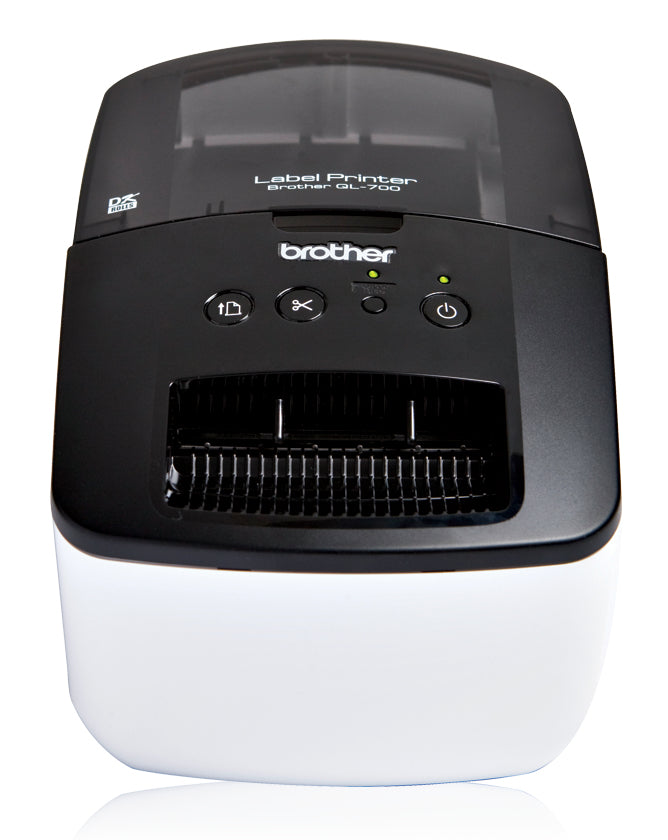 Brother QL-700 - Label Printer - Direct Thermal - Roll (6.2 cm) - 300 x 600 dpi - up to 150 mm/sec - USB - Cutter