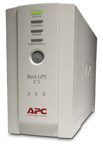 APC Back-UPS CS 350 - UPS - AC 120 V - 210 Watt - 350 VA - USB - output connectors: 6 - beige