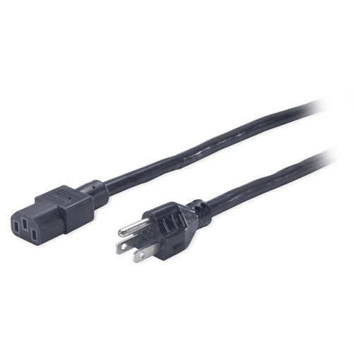 APC - Power cord - NEMA 5-15 (M) to IEC 60320 C13 - AC 120 V - 2.44 m - black - for P/N: SCL400RMJ1U, SMX1000C, SMX1500RM2UC, SMX1500RM2UCNC, SMX750C, SMX750CNC