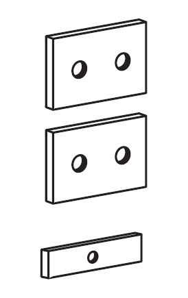 Ergotron - Componente de montaje (kit de soporte de montaje en riel) - metal - zinc - para la serie ARMS 400