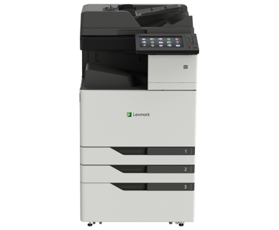 Lexmark CX923DXE - Impressora multi-funções - a cores - laser - 297 x 432 mm (original) - Tabloid Extra (305 x 457 mm), SRA3 (320 x 450 mm) (media) - até 55 ppm (cópia) - até 55 ppm (impressão) - 3650 folhas - 33.6 Kbps - USB 2.0, Gigabit LAN, USB 2.