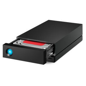 LaCie 1big Dock STHS18000800 - Matriz de disco rígido - 18 TB - 1 baias (SATA-600) - HDD 18 TB x 1 - USB 3.1, Thunderbolt 3 (externo) - com Rescue Data Recovery Service