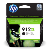 HP 912XL - 21,7 ml - Alto rendimiento - negro - original - cartucho de tinta - para Officejet 80XX, Officejet Pro 80XX