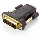 EQUIP ADAPTADOR DVI-D (24+1) - HDMI M/F - PRETO