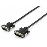 EQUIP CABLE DVI-D DUAL LINK M/M ARMORED WITH 5MT BLACK FERRITE